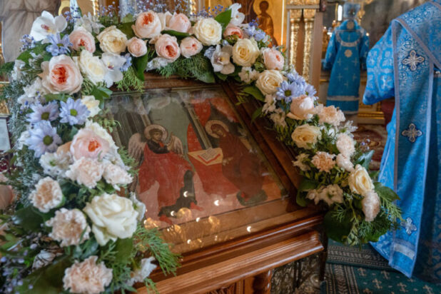 Архиерейское богослужение в праздник Благовещения Пресвятой Богородицы