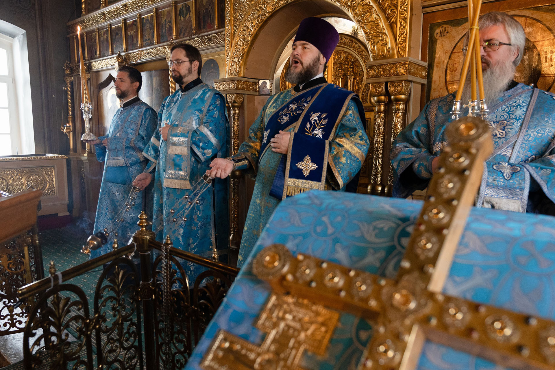 Архиерейское богослужение в праздник Благовещения Пресвятой Богородицы