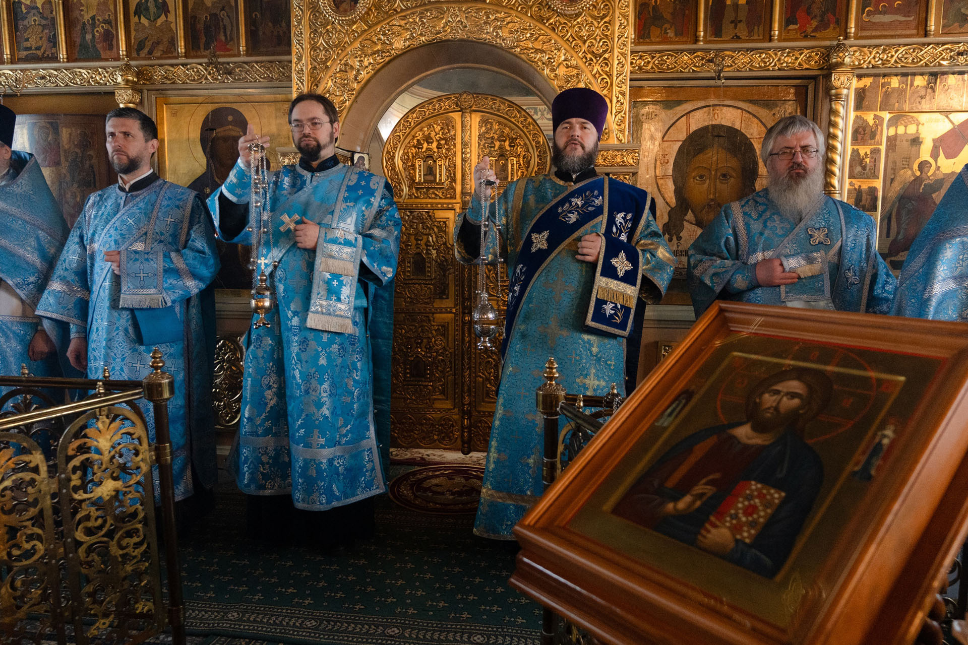Архиерейское богослужение в праздник Благовещения Пресвятой Богородицы