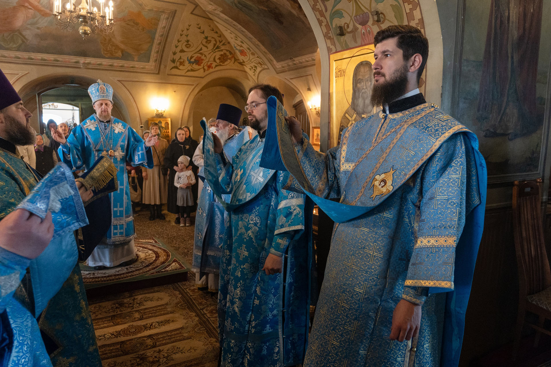 Архиерейское богослужение в праздник Благовещения Пресвятой Богородицы
