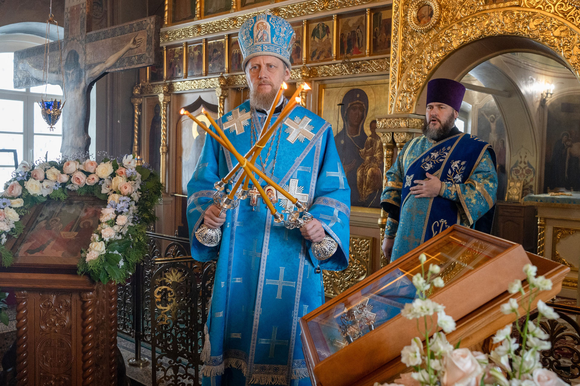 Архиерейское богослужение в праздник Благовещения Пресвятой Богородицы