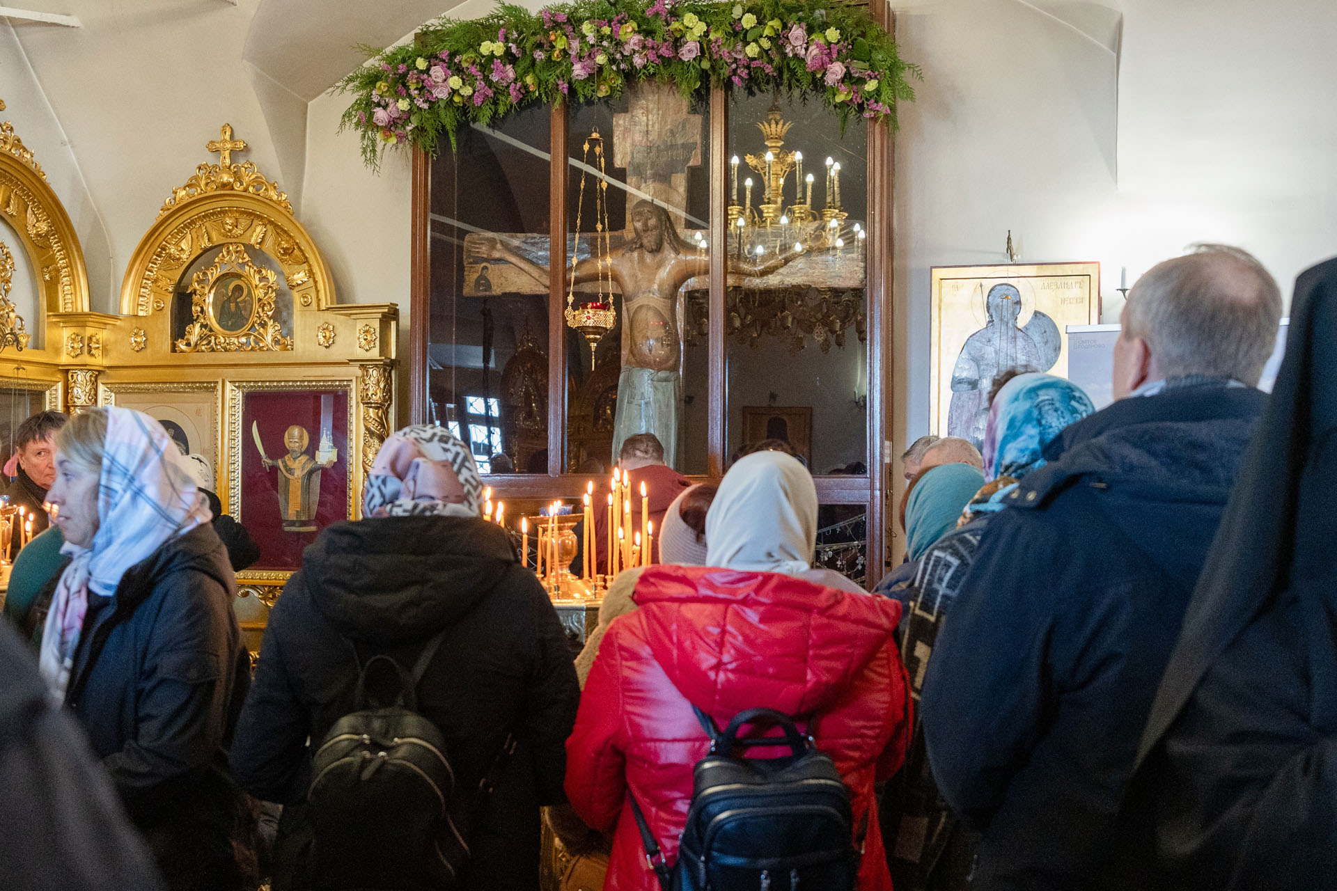 Архиерейское богослужение в Неделю 3-ю Великого поста на подворье Никольского монастыря в Годеново (23 марта 2025 г.)