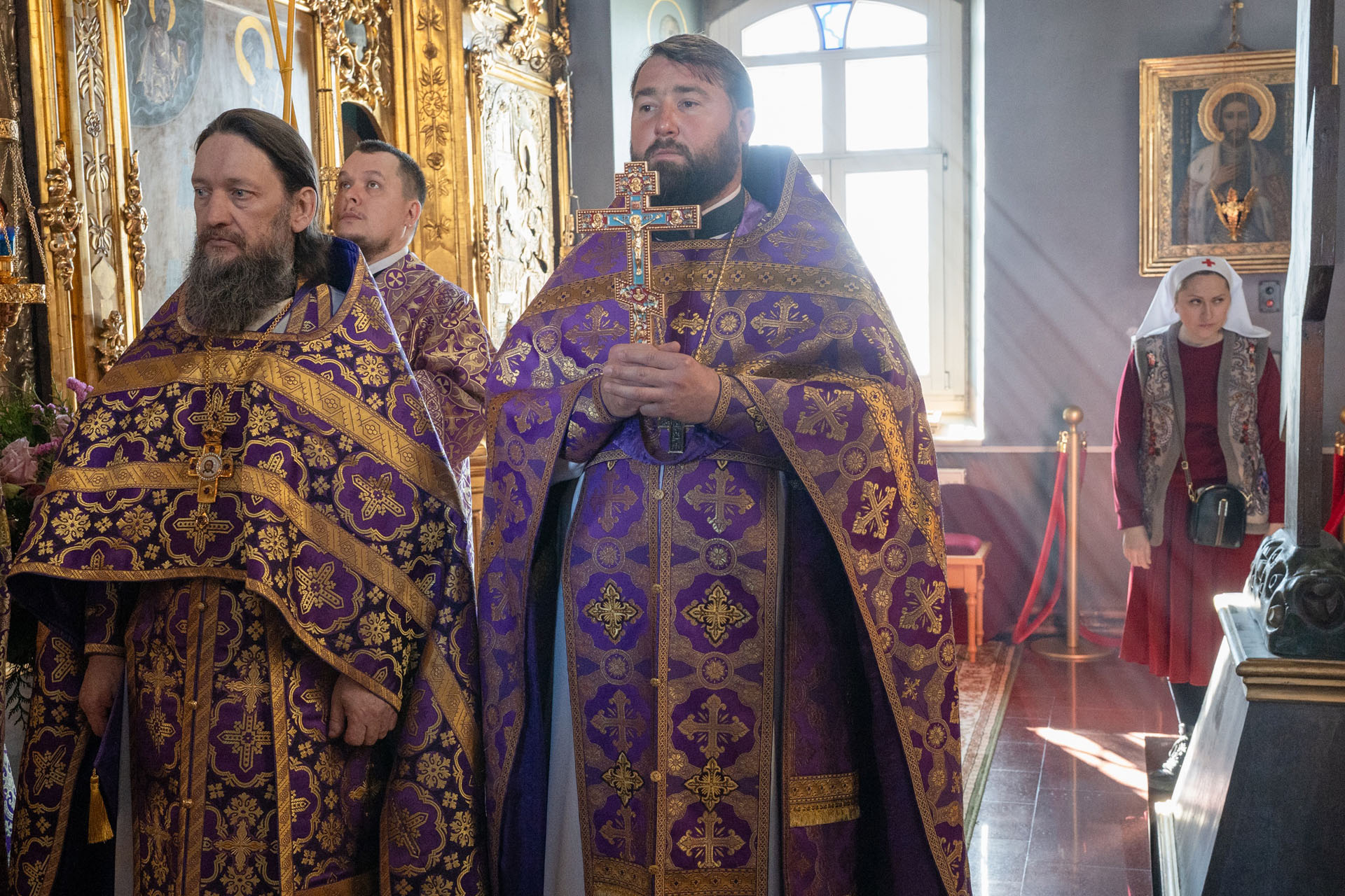 Архиерейское богослужение в Неделю 3-ю Великого поста на подворье Никольского монастыря в Годеново (23 марта 2025 г.)
