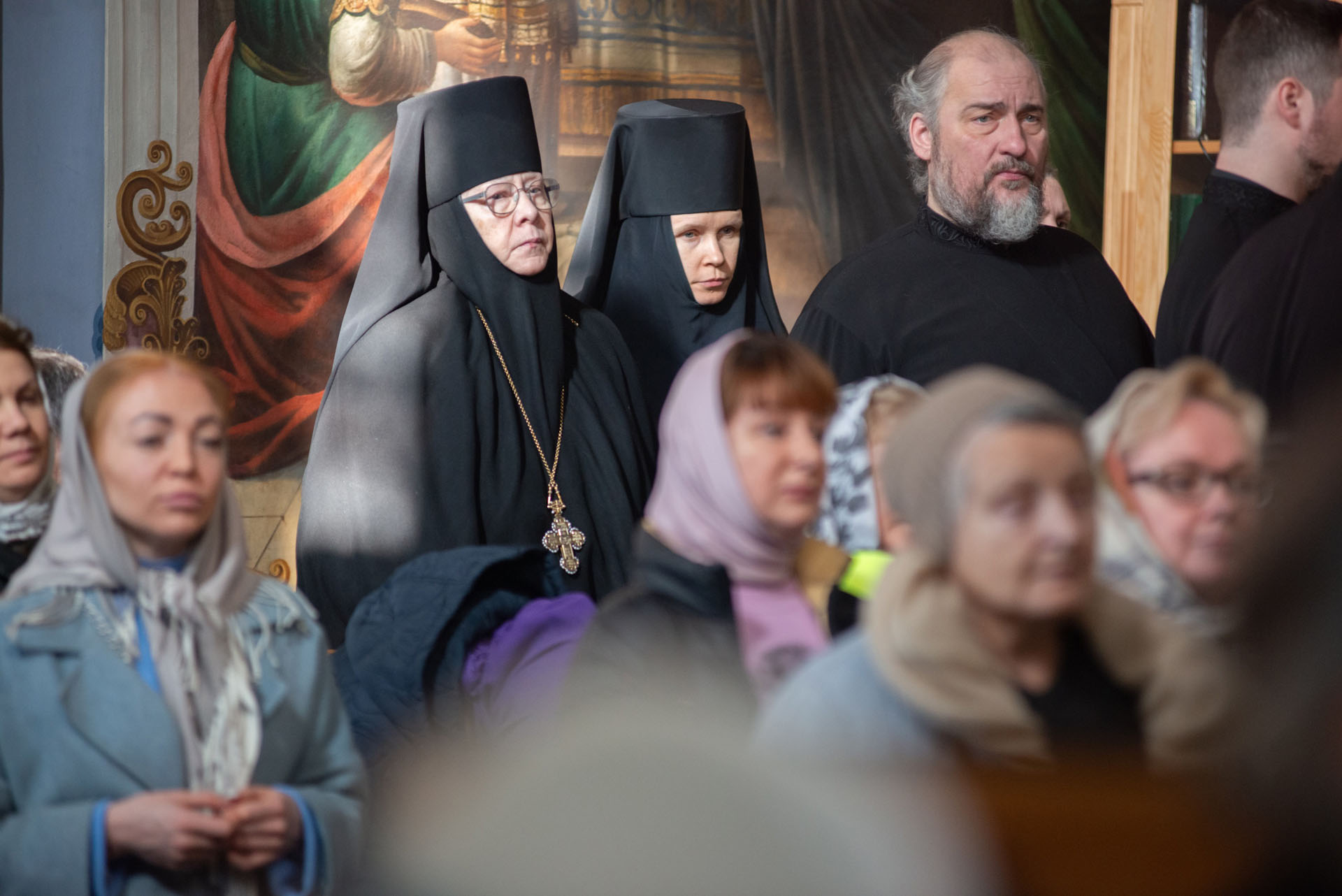 Архиерейское богослужение в Неделю 3-ю Великого поста на подворье Никольского монастыря в Годеново (23 марта 2025 г.)