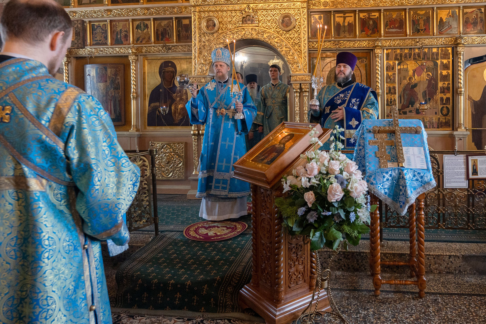 Архиерейское богослужение в праздник Благовещения Пресвятой Богородицы