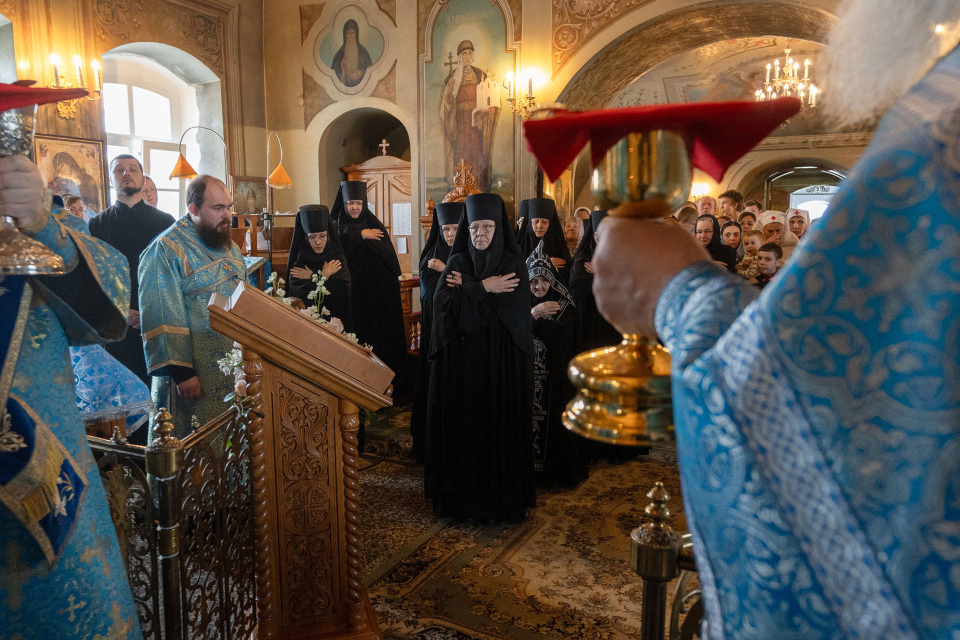 Архиерейское богослужение в праздник Благовещения Пресвятой Богородицы