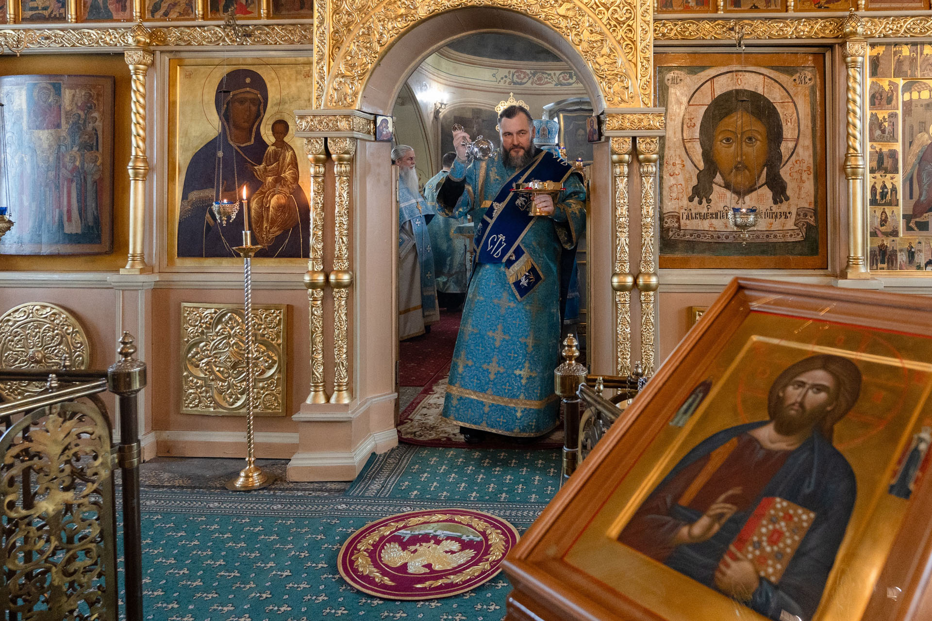 Архиерейское богослужение в праздник Благовещения Пресвятой Богородицы