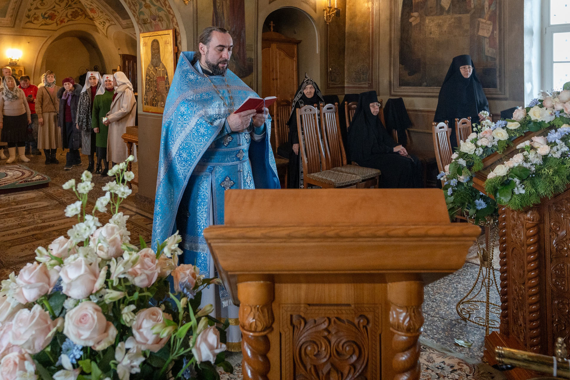 Архиерейское богослужение в праздник Благовещения Пресвятой Богородицы