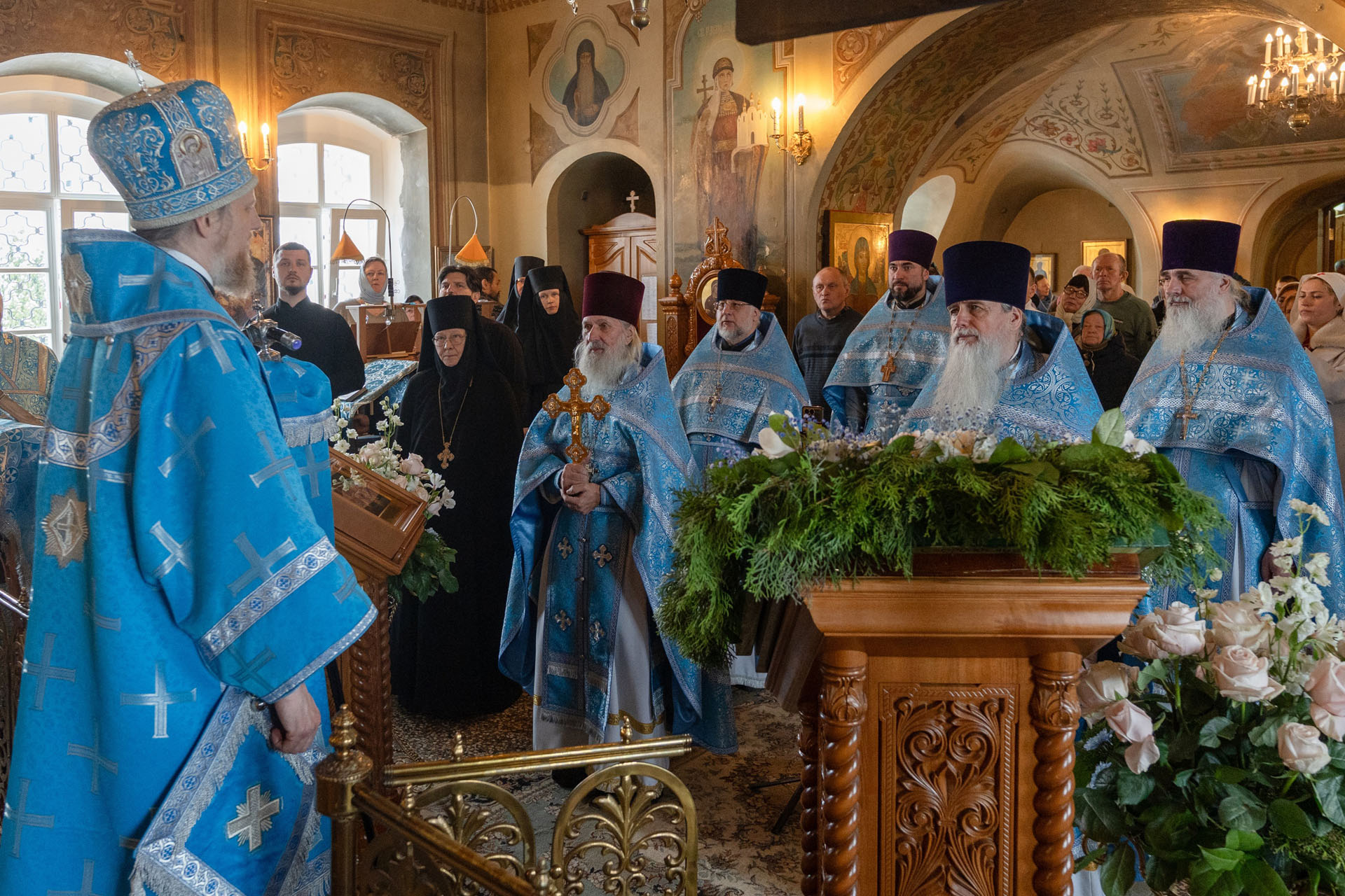 Архиерейское богослужение в праздник Благовещения Пресвятой Богородицы