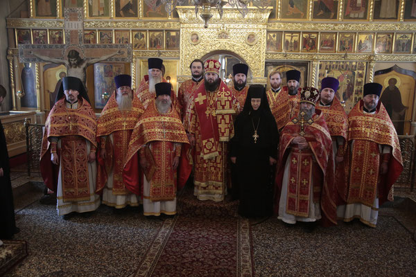 Архиерейские богослужения в канун и день памяти св. блгв.кн. Андрея Смоленского 8-9 ноября 2016 года