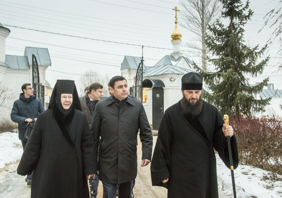 Посещение Никольского монастыря Д.Ю. Мироновым