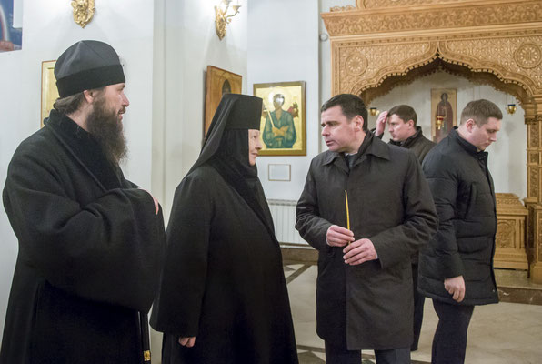 Посещение Никольского монастыря Д.Ю. Мироновым