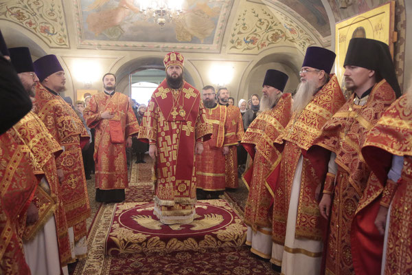 Архиерейские богослужения в канун и день памяти св. блгв.кн. Андрея Смоленского 8-9 ноября 2016 года